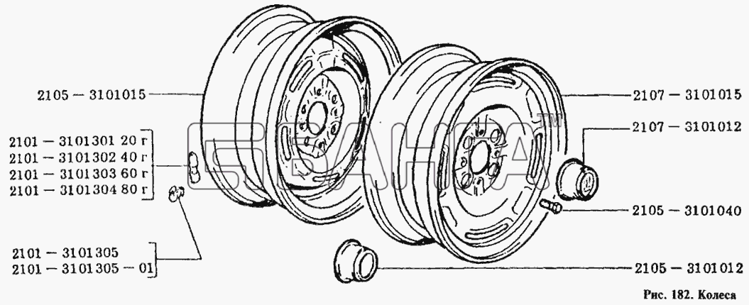 Цо дисков ваз 2107