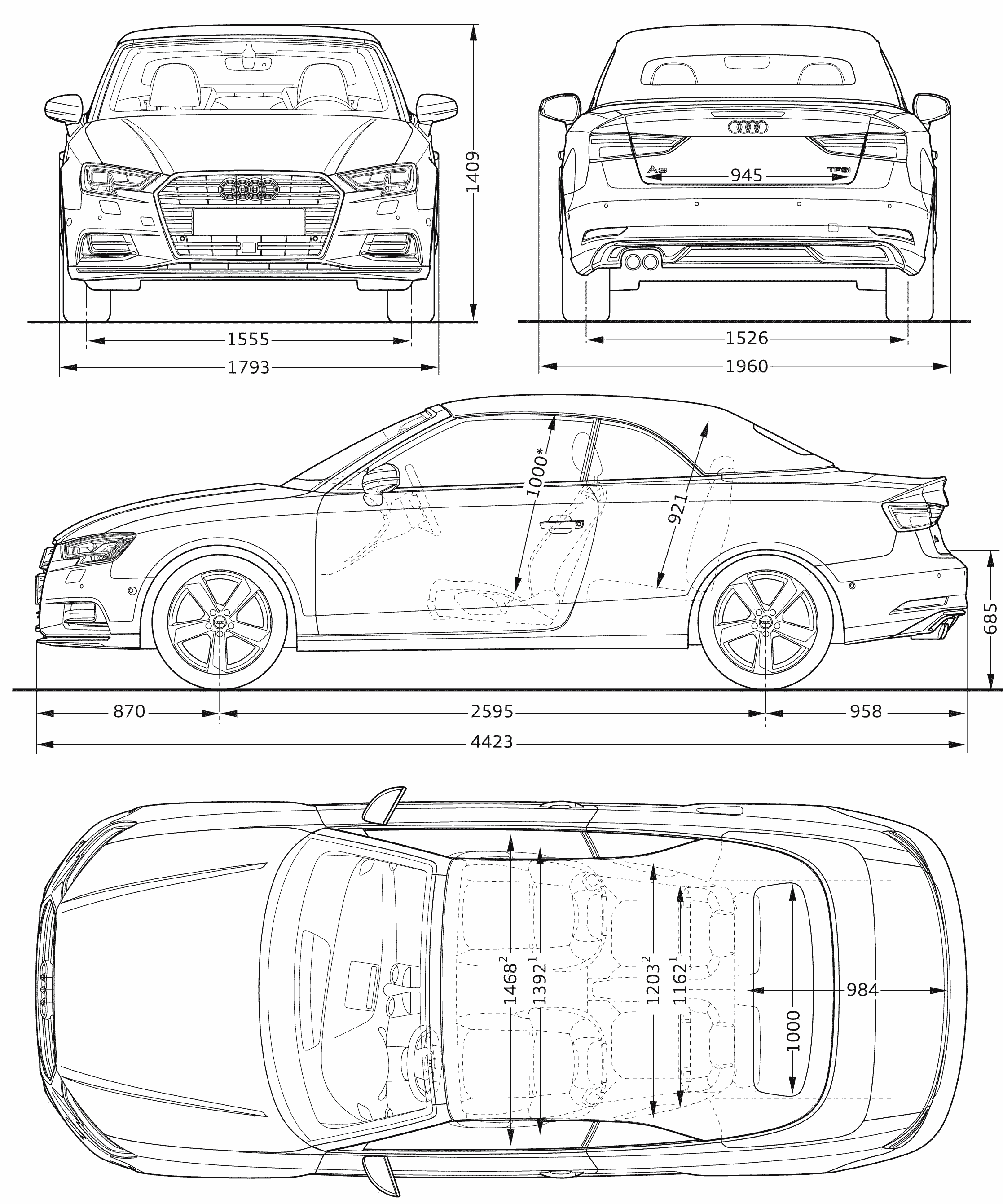 Audi a3 размер колес