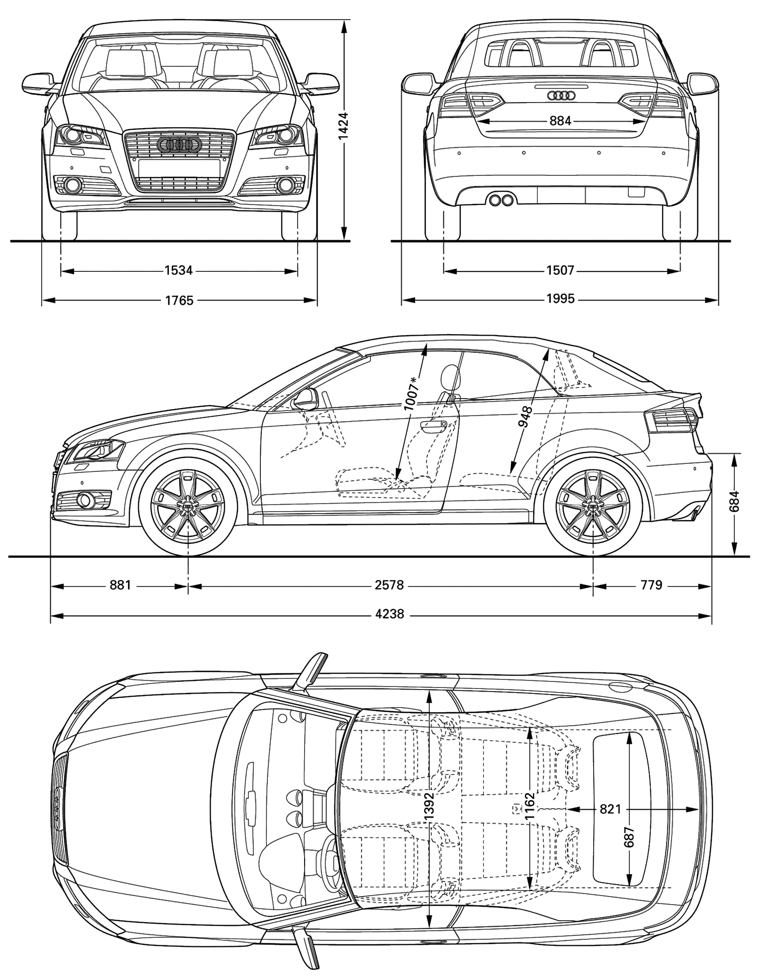 Audi a3 размер колес