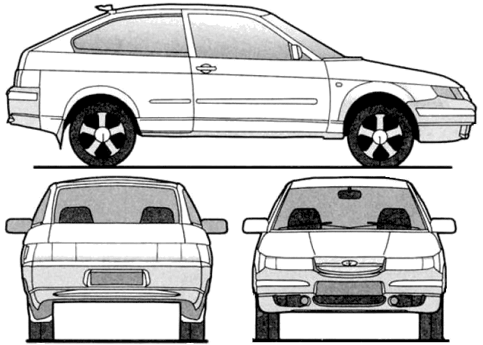 Лада приора хэтчбек габариты