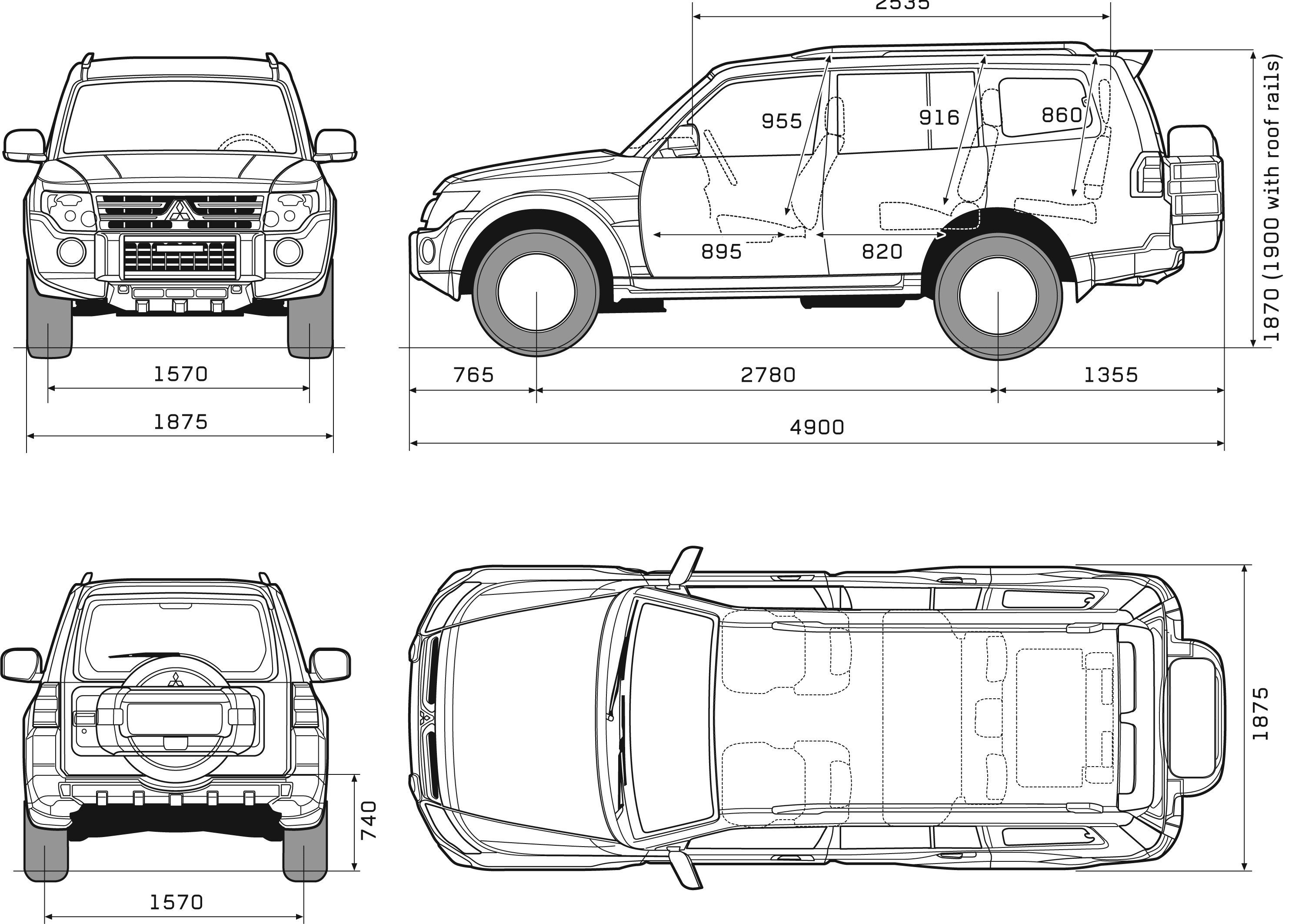 Длина крузер 200 кузова