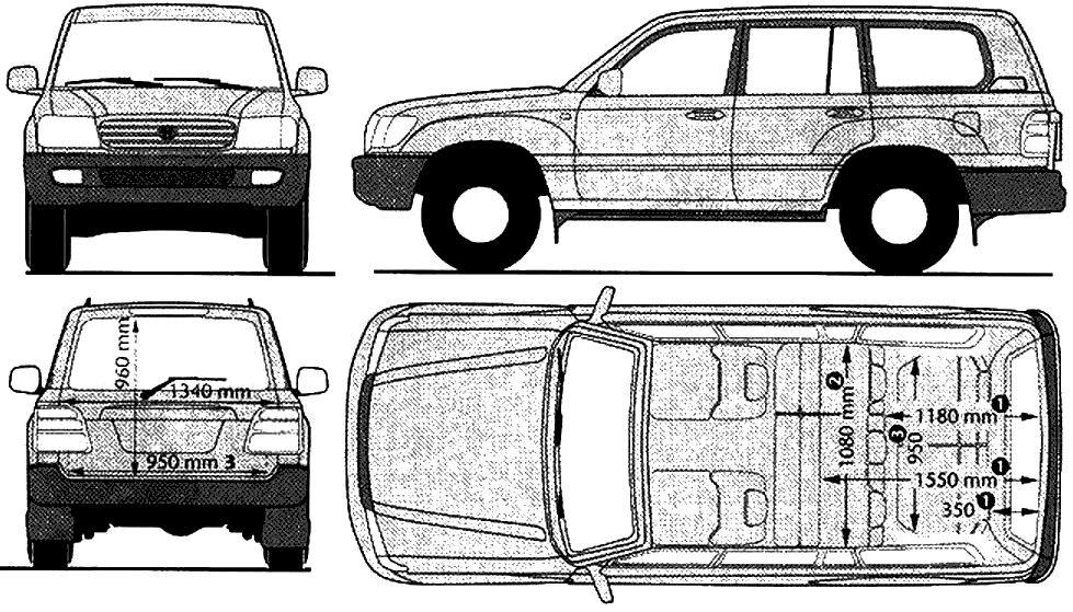 Высота автомобиля ленд крузер